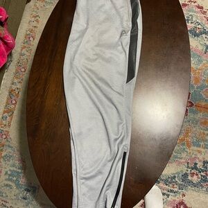 Reebok Black and White Athletic Joggers